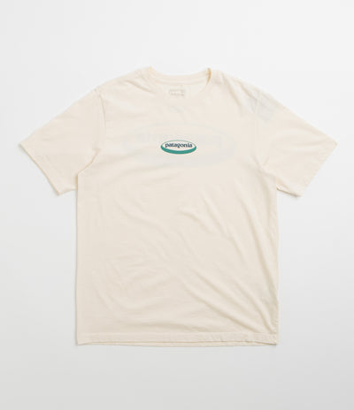 Patagonia 95 Oval Logo T-Shirt - Undyed Natural
