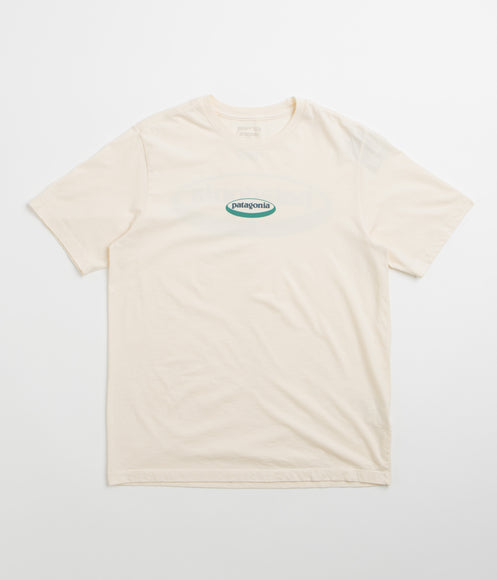 Patagonia 95 Oval Logo T-Shirt - Undyed Natural