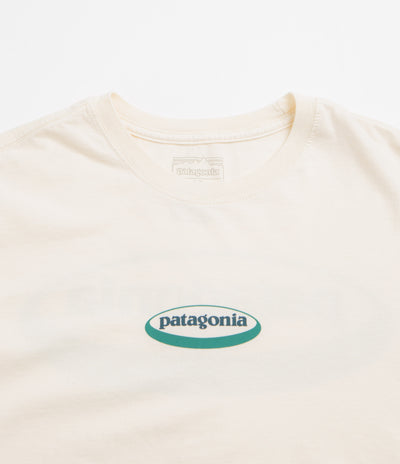 Patagonia 95 Oval Logo T-Shirt - Undyed Natural