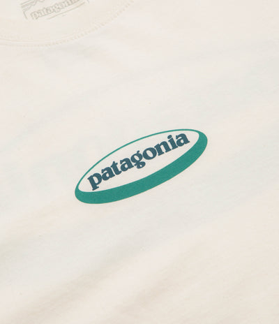 Patagonia 95 Oval Logo T-Shirt - Undyed Natural