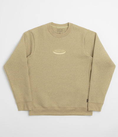 Patagonia 95 Oval Logo Uprisal Crewneck Sweatshirt - Bobcat Brown