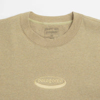 Patagonia 95 Oval Logo Uprisal Crewneck Sweatshirt - Bobcat Brown thumbnail