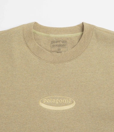Patagonia 95 Oval Logo Uprisal Crewneck Sweatshirt - Bobcat Brown