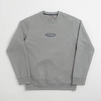 Patagonia 95 Oval Logo Uprisal Crewneck Sweatshirt in Gravel Heather thumbnail