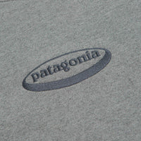 Patagonia 95 Oval Logo Uprisal Crewneck Sweatshirt in Gravel Heather thumbnail