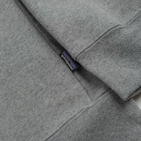 Patagonia 95 Oval Logo Uprisal Crewneck Sweatshirt in Gravel Heather thumbnail