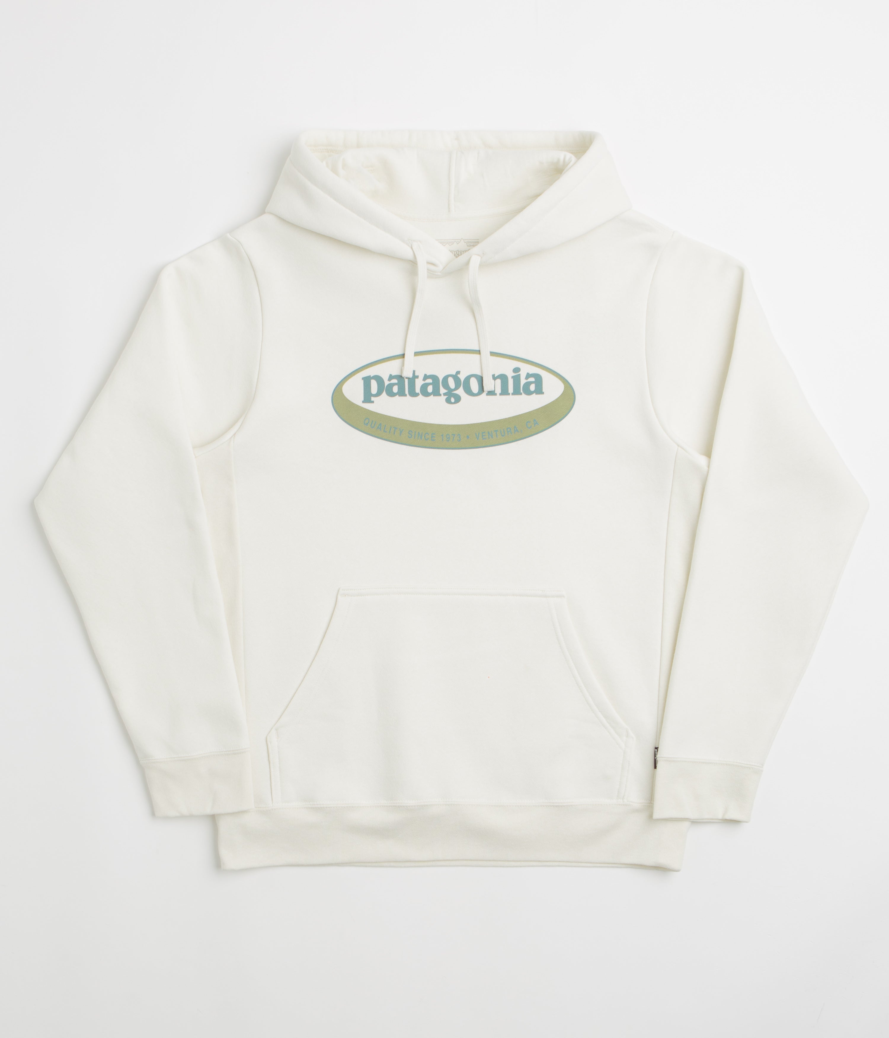 Patagonia 95 Oval Logo Uprisal Hoodie - Birch White