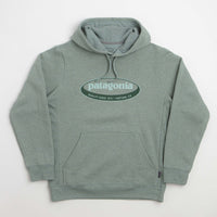 Patagonia 95 Oval Logo Uprisal Hoodie in Cover Green thumbnail