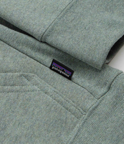 Patagonia 95 Oval Logo Uprisal Hoodie in Cover Green