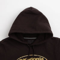 Patagonia 95 Oval Logo Uprisal Hoodie - Den Brown: Heliotropic thumbnail