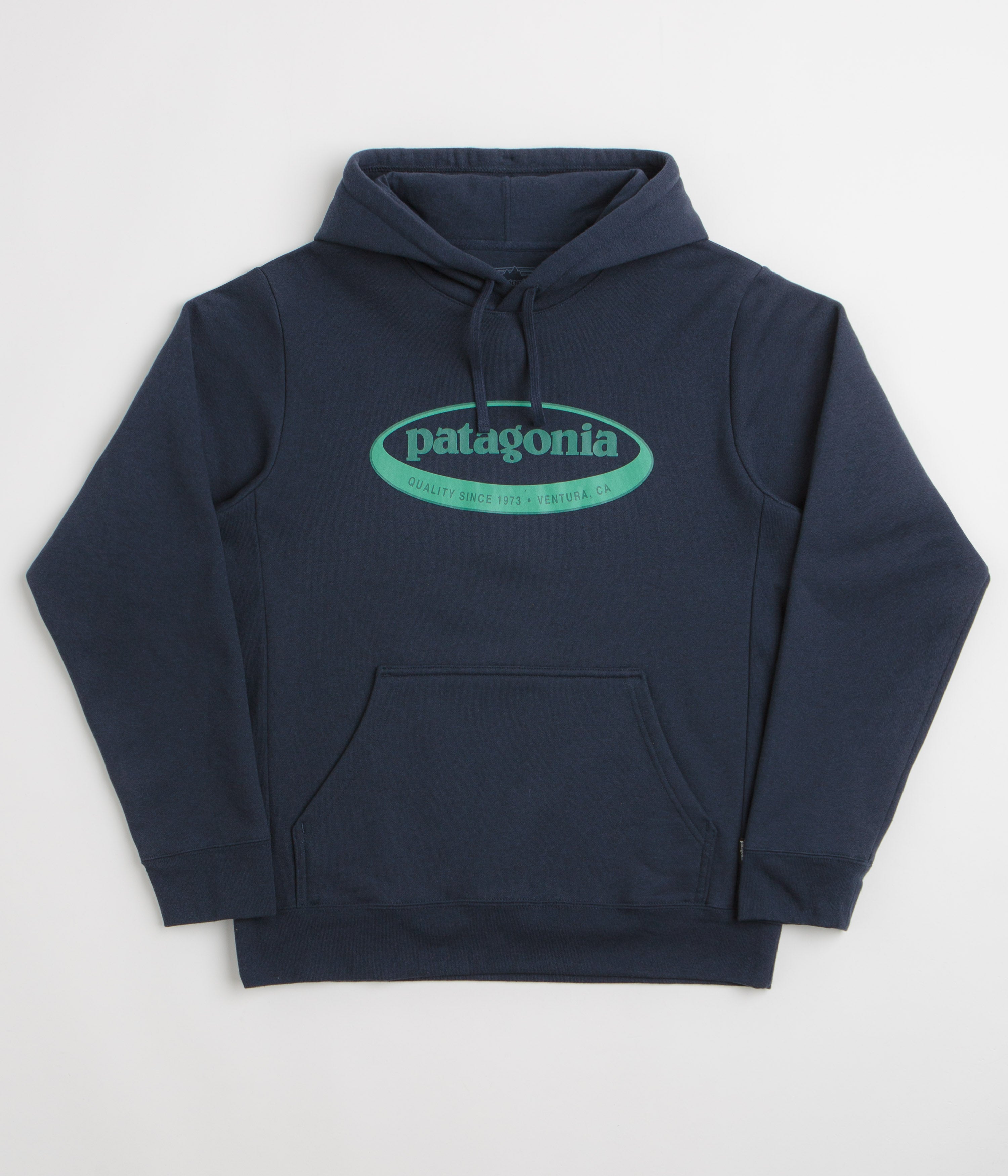 Patagonia 95 Oval Logo Uprisal Hoodie - New Navy