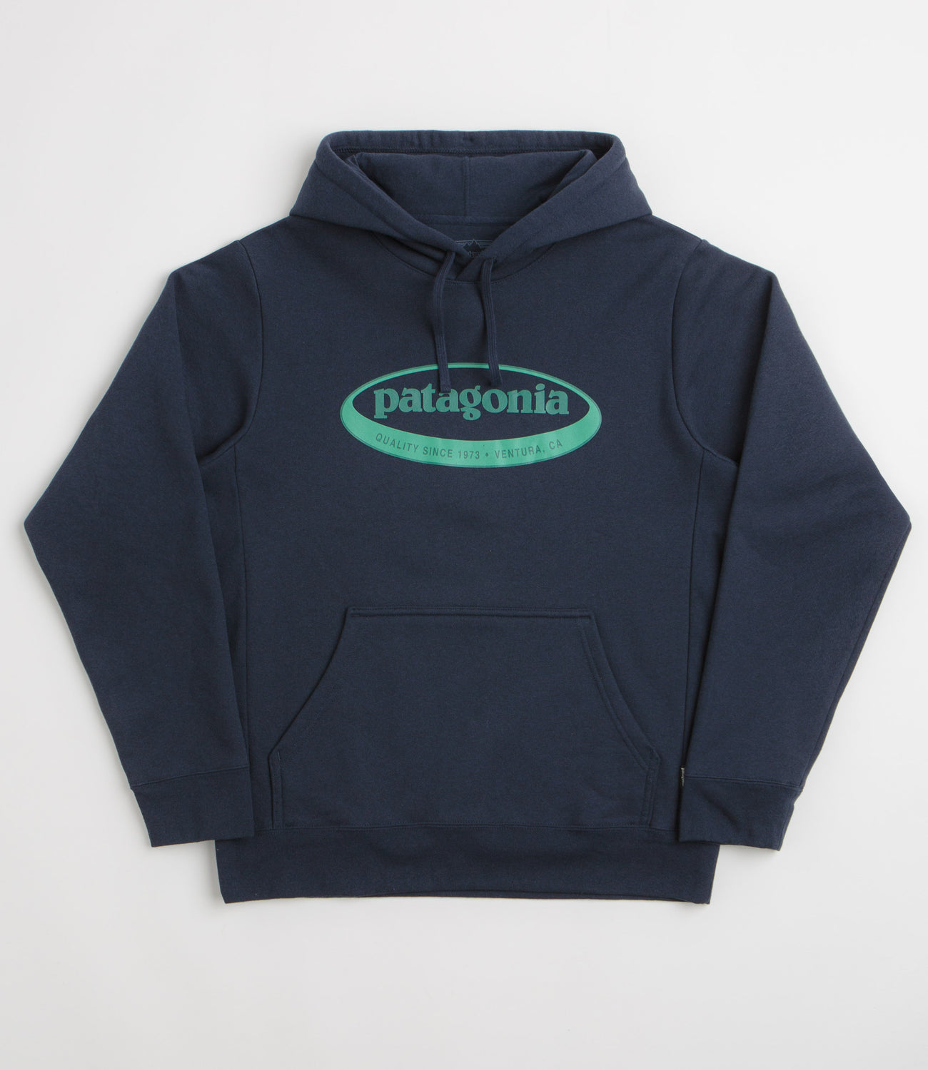Patagonia 95 Oval Logo Uprisal Hoodie - New Navy | flatspot