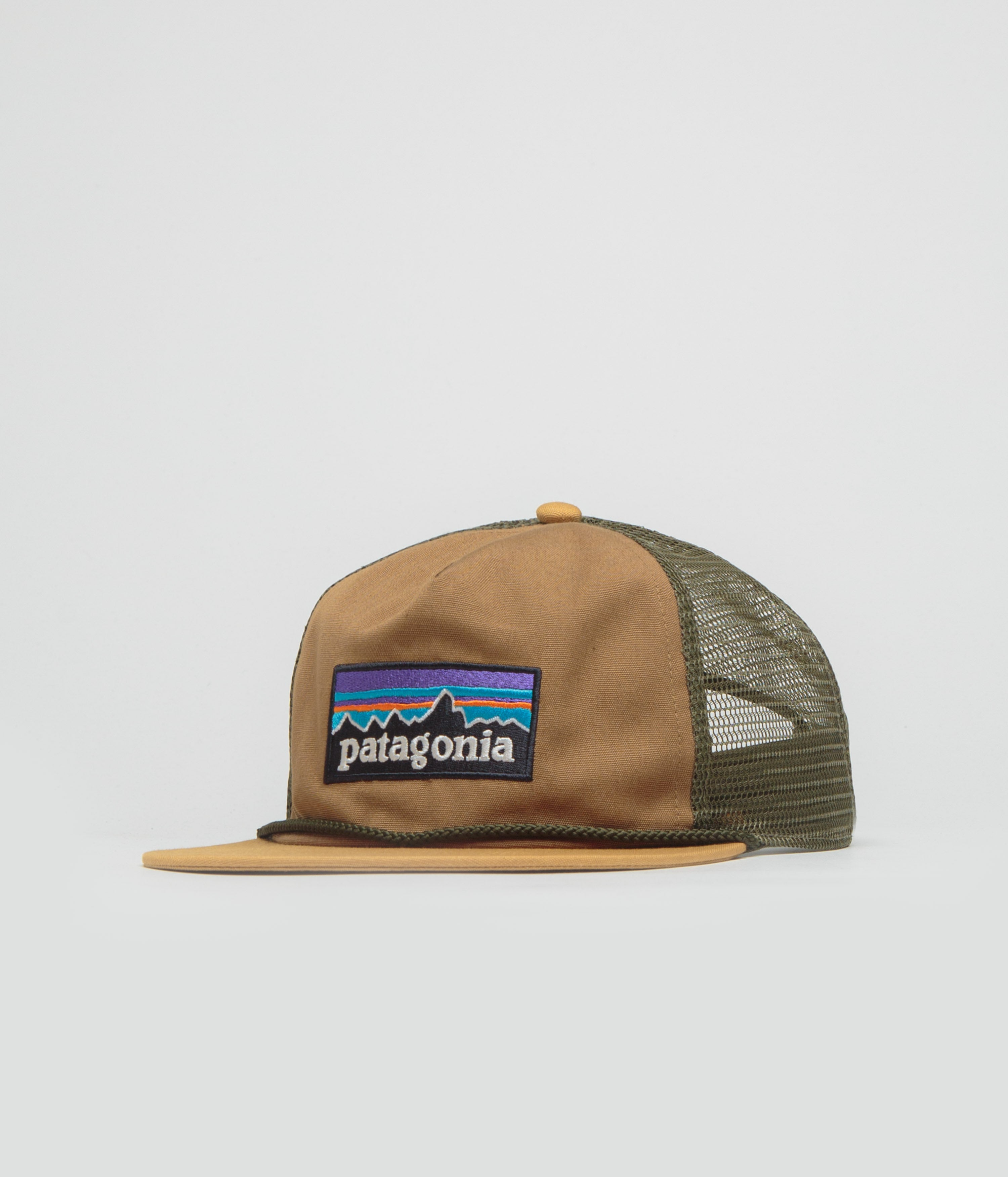Patagonia Airfarer Cap in P-6 Logo: Deer Brown