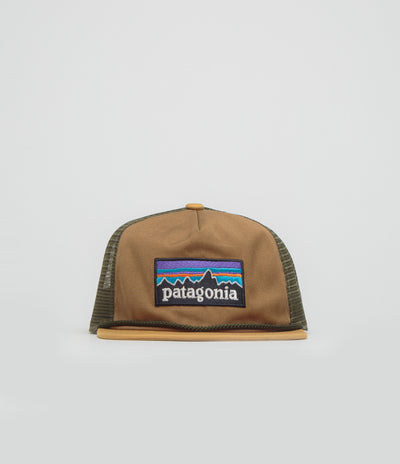Patagonia Airfarer Cap in P-6 Logo: Deer Brown