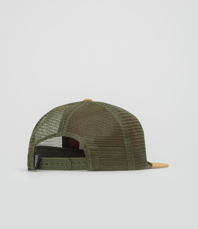 Patagonia Airfarer Cap in P-6 Logo: Deer Brown