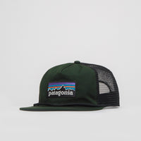 Patagonia Airfarer Cap in P-6 Logo: Old Growth Green thumbnail