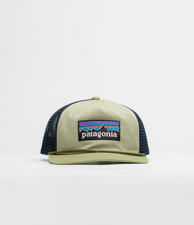 Patagonia Airfarer Cap in P-6 Logo: Weathered Stone