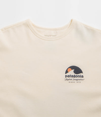 Patagonia Applied Imagination Wildrise Crewneck Sweatshirt - Natural