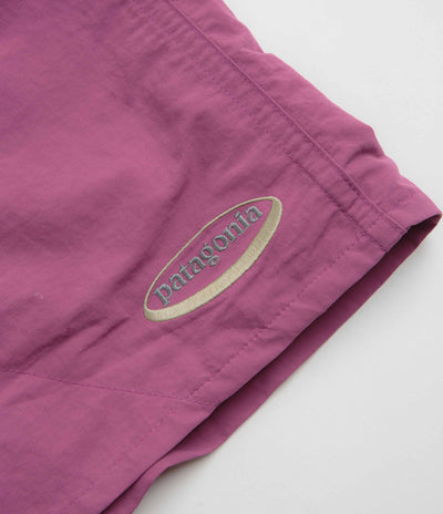 Patagonia Baggies 5" Shorts in 95 Oval Logo: Faded Magenta