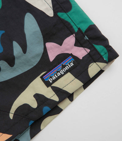 Patagonia Baggies 5" Shorts in Kaleido: Black