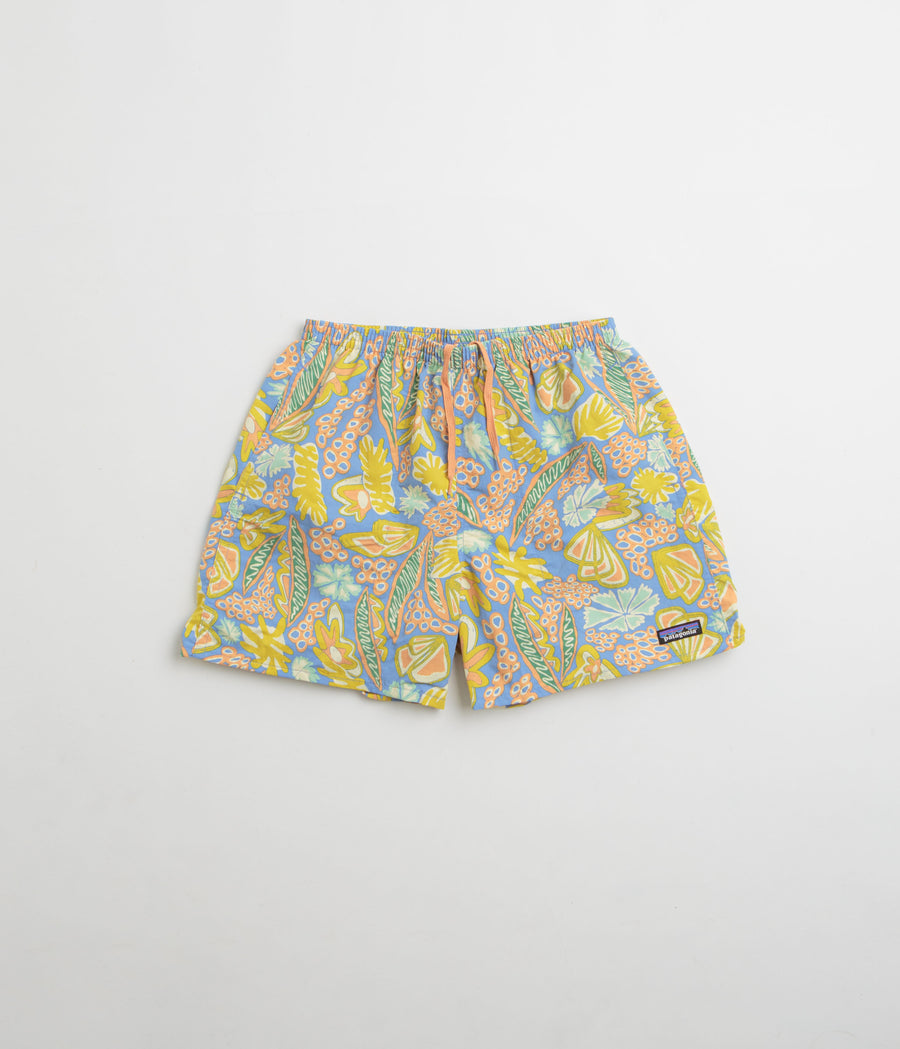 Patagonia Baggies 5" Shorts in Flourish: Abundant Blue