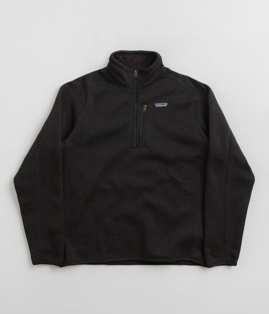 Patagonia Better Sweater 1/4 Zip Sweatshirt in Black