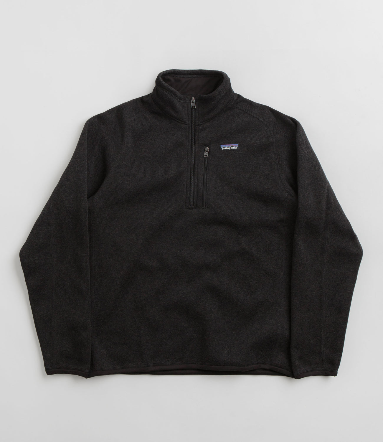 Patagonia Better Sweater 1 4 Zip Sweatshirt Black Flatspot