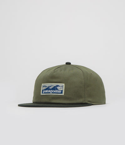 Patagonia Boardshort Label Funfarer Cap in Basin Green