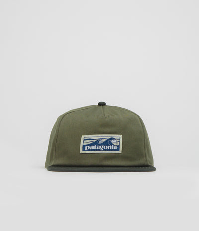 Patagonia Boardshort Label Funfarer Cap in Basin Green