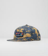Patagonia Boardshort Label Funfarer Cap in Cliffs and Waves: Utility Blue