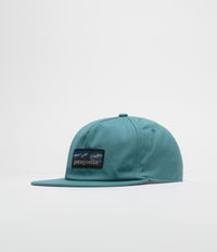 Patagonia Boardshort Label Funfarer Cap in Wetland Blue