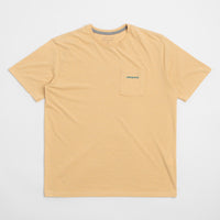 Patagonia Boardshort Logo Pocket Responsibili-Tee T-Shirt - Beeswax Tan thumbnail