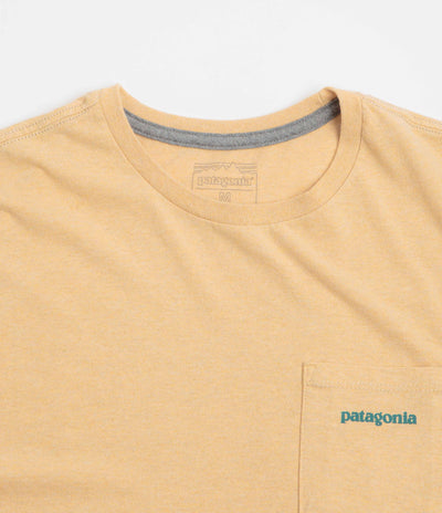 Patagonia Boardshort Logo Pocket Responsibili-Tee T-Shirt - Beeswax Tan