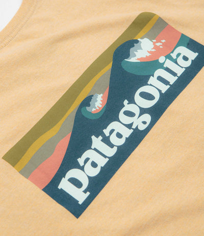 Patagonia Boardshort Logo Pocket Responsibili-Tee T-Shirt - Beeswax Tan