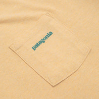 Patagonia Boardshort Logo Pocket Responsibili-Tee T-Shirt - Beeswax Tan thumbnail