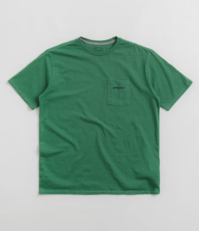Patagonia Boardshort Logo Pocket Responsibili-Tee T-Shirt in Gather Green