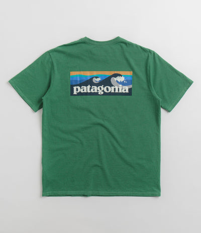 Patagonia Boardshort Logo Pocket Responsibili-Tee T-Shirt in Gather Green