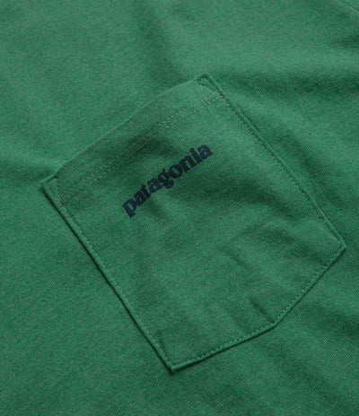 Patagonia Boardshort Logo Pocket Responsibili-Tee T-Shirt in Gather Green
