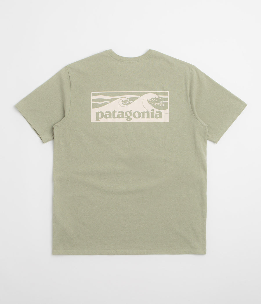 Patagonia Boardshort Logo Pocket Responsibili-Tee T-Shirt - Gumtree Green