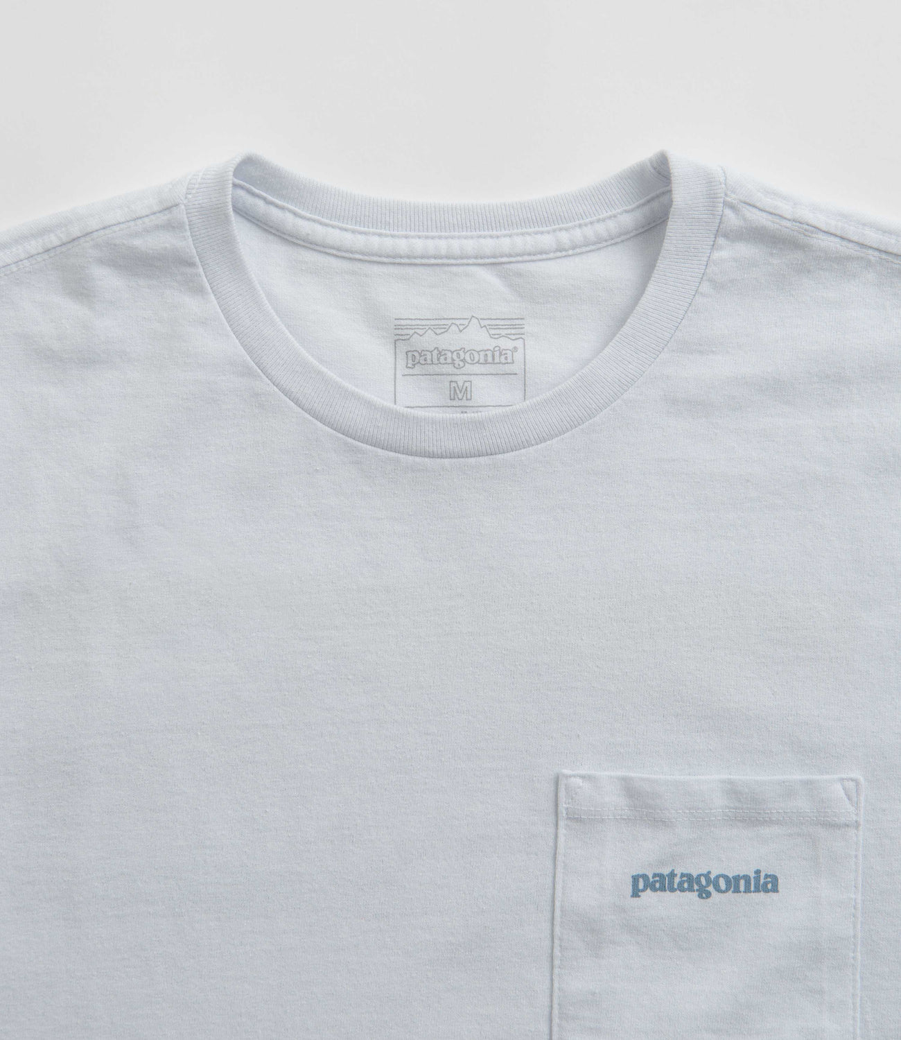 Patagonia Boardshort Logo Pocket Responsibili Tee T Shirt White Flatspot