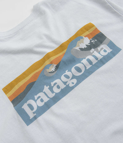 Patagonia Boardshort Logo Pocket Responsibili-Tee T-Shirt - White
