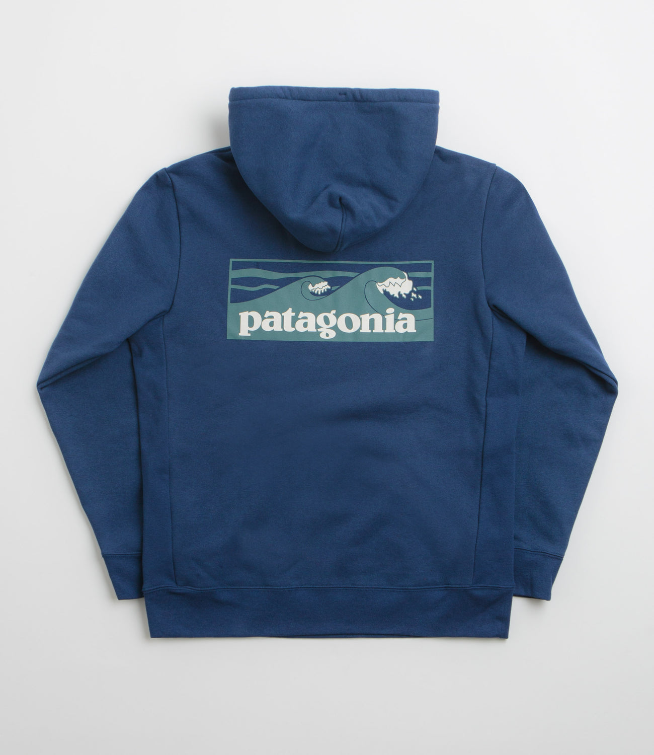 Patagonia Boardshort Logo Uprisal Hoodie - Clement Blue | flatspot