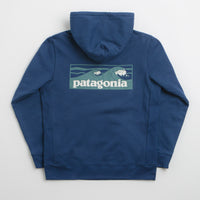 Patagonia Boardshort Logo Uprisal Hoodie in Clement Blue thumbnail