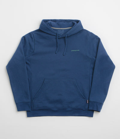 Patagonia Boardshort Logo Uprisal Hoodie in Clement Blue