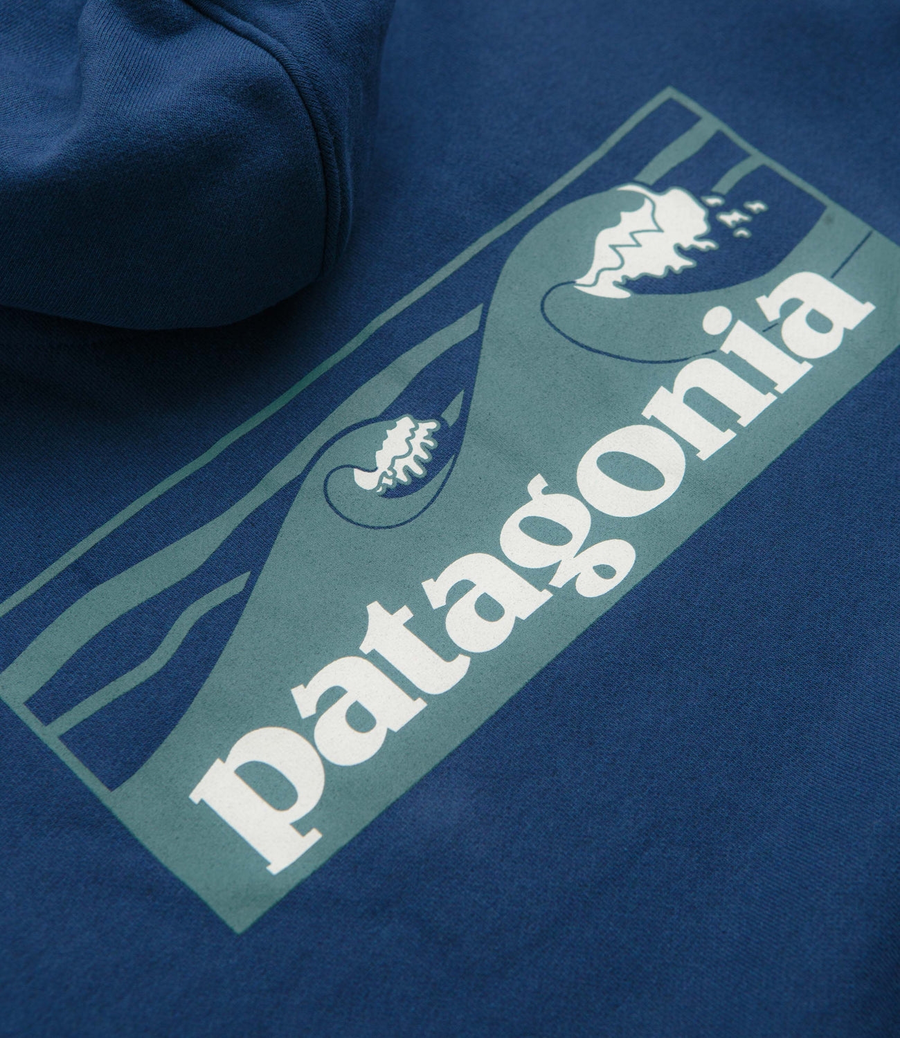 Patagonia Boardshort Logo Uprisal Hoodie - Clement Blue | flatspot