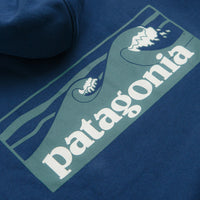 Patagonia Boardshort Logo Uprisal Hoodie in Clement Blue thumbnail