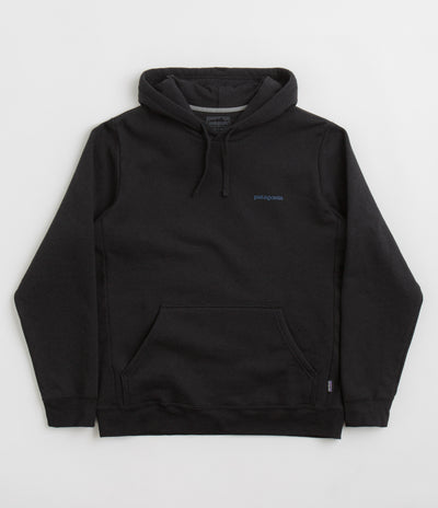 Patagonia Boardshort Logo Uprisal Hoodie - Ink Black