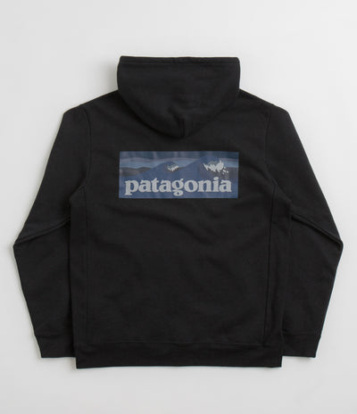 Patagonia Boardshort Logo Uprisal Hoodie - Ink Black