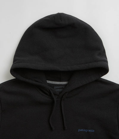 Patagonia Boardshort Logo Uprisal Hoodie - Ink Black