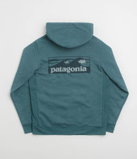 Patagonia Boardshort Logo Uprisal Hoodie in Wetland Blue